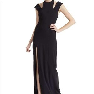 Halston Heritage black gown